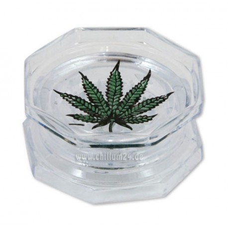 Leaf Acryl Grinder 2-teilig 55mm clear