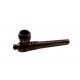 Holzpfeife dunkel geschnitzt 8cm
