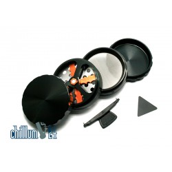 Propeller Grinder 4 teilig schwarz