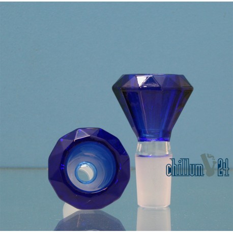 Glas Siebkopf 18.8 Diamond blue