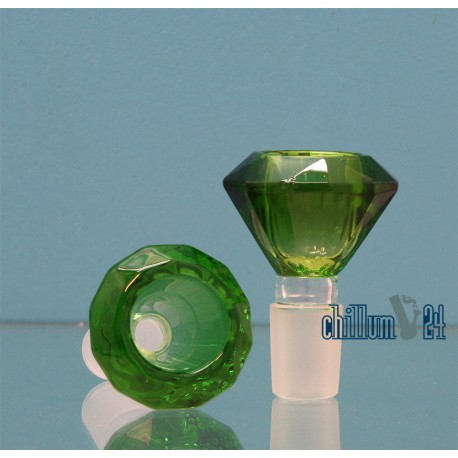 Glas Siebkopf 18.8 Diamond green
