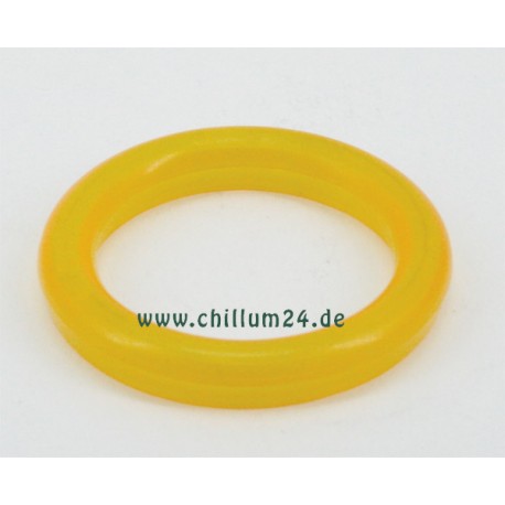 Acryl Mundstück weich 50mm Fluor-Yellow