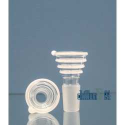 Black Leaf Glassteckkopf Sieb Glow