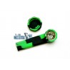 Jelly Joker Silikon-Handpfeife schwarz-grün 8,5cm