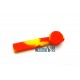 Jelly Joker Silikon-Handpfeife Gelb-Orange 12cm