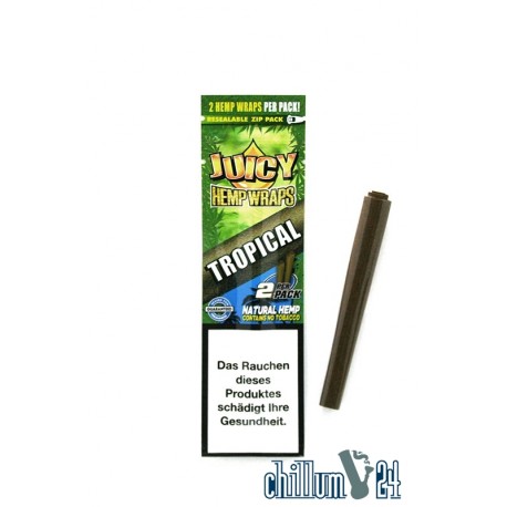 Juicy Hemp Wraps 2x Tropical
