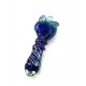 Coloured Pipe Heavy 13cm Blau mit Kralle
