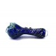 Coloured Pipe Heavy 13cm Blau mit Kralle