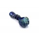 Coloured Pipe Heavy 13cm Blau mit Kralle