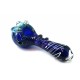 Coloured Pipe Heavy 13cm Blau mit Kralle