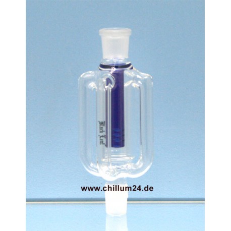 Black Leaf 4 Rohr Vorkühler Blau 18,8er 15cm