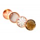 Dreamliner Rosegold 3D Skull Grinder 4-tlg Ø62mm H48mm