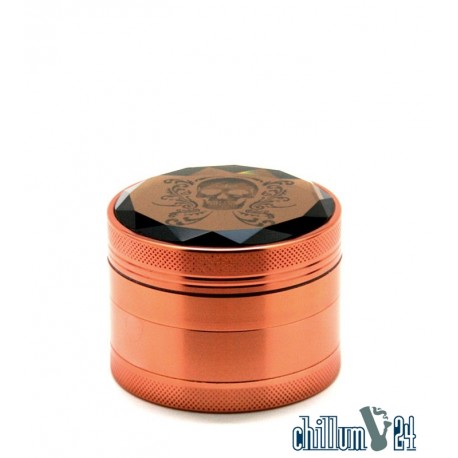 Dreamliner Rosegold 3D Skull Grinder 4-tlg Ø62mm H48mm