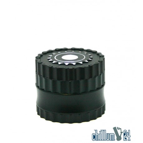Dreamliner 4-tlg Alu Grinder Mechanic Design 62mm black