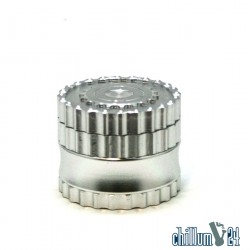 Dreamliner 4-tlg Alu Grinder Mechanic Design 62mm silver