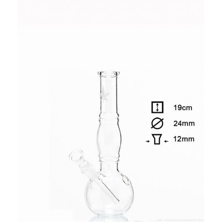Glassic Bouncer Glass Bong 18,8er Schliff 38cm
