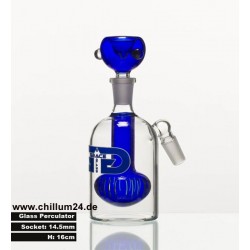 Grace Glass Shower Precooler 14.5er 16cm blue