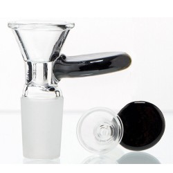 Glassteckkopf 18,8er klar mit grünem Griff