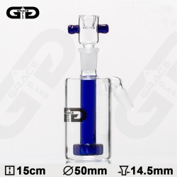 Grace Glass Shower Precooler 14,5er 15cm blue