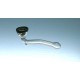 Glaspipe Spiral 11cm Black