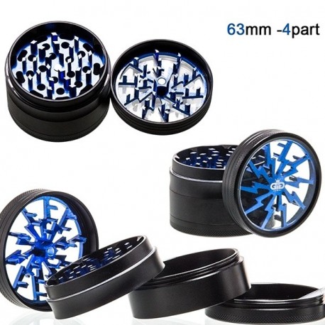 GG Lightning Metallgrinder 4-teilig Blue