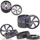 Dope Bros Lightning Metallgrinder 60mm Black Purple