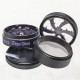 Dope Bros Lightning Metallgrinder 60mm Black Purple