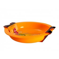 'Oil Black Leaf' 'Silly' Silikon-Teller orange