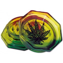 Leaf Acryl Grinder 2-teilig 55 mm Rasta