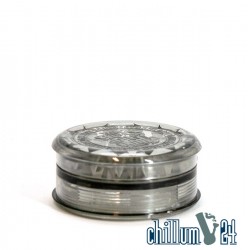 Amsterdam Acryl-Grinder mit Vorratsfach 6 cm Grau