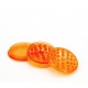 Amsterdam Acryl-Grinder mit Vorratsfach 6 cm Orange