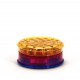 Amsterdam Acryl-Grinder mit Vorratsfach 6 cm Gelb-Rot-Blaut-Blau