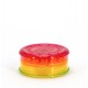 Amsterdam Acryl-Grinder mit Vorratsfach 6 cm Rot-Gelb-Grünlb-Grün
