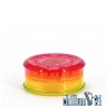 Amsterdam Acryl-Grinder mit Vorratsfach 6 cm Rot-Gelb-Grünlb-Grün
