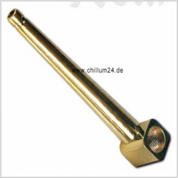 Rollerpipe Messing 10cm