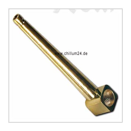 Rollerpipe Messing 10cm