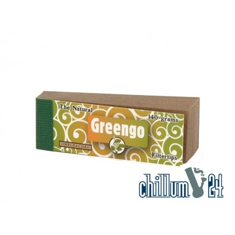 Greengo Filtertips Unbleached 50 Blatt