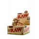 Box 50x RAW Organic King Size Slim Papier