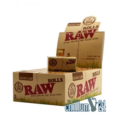 Box mit 24 Raw Organic King Size Rolls