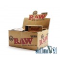 Box 50x RAW Unbleached Filtertips 50 Blatt