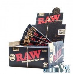 Box Raw Black King Size Slim Papers