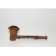  Kleine Holzpfeife aus Rosenholz Länge 90mm