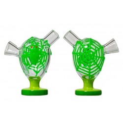 Grace Glass Mini Bubbler Desert Storm Green