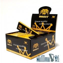Box mit 24x Breit Gold KS Slim inkl. Tips Box