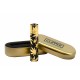CLIPPER Feuerzeug Leaves Gold Gold Cap