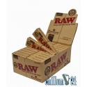 Box 24x Raw Connoisseur KS Slim Papier + Pre-Rolled Tips 