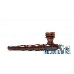 Holzpfeife mit Schraubkopf und Kickloch Länge ca. 13cm