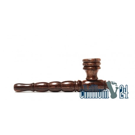 Holzpfeife mit Schraubkopf und Kickloch Länge ca. 13cm