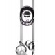 Heisenberg 7mm Beaker Bubble ICE 18,8er Schliff 40cm