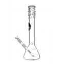 Heisenberg 7mm Beaker Bubble 18,8er Schliff 40cm